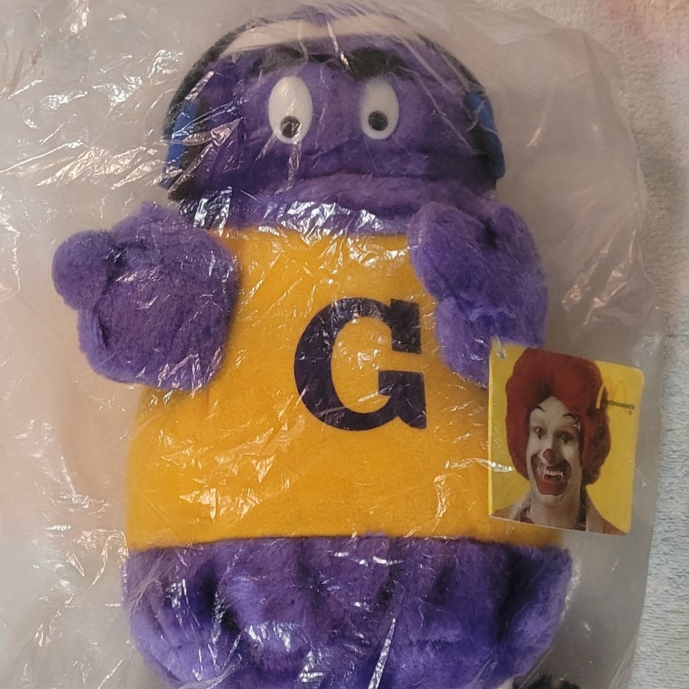 McDonald's Vintage RARE Grimace Plush